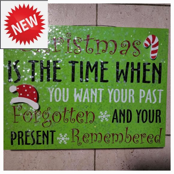 Other - NWT Christmas Sign - Xmas -  Holiday